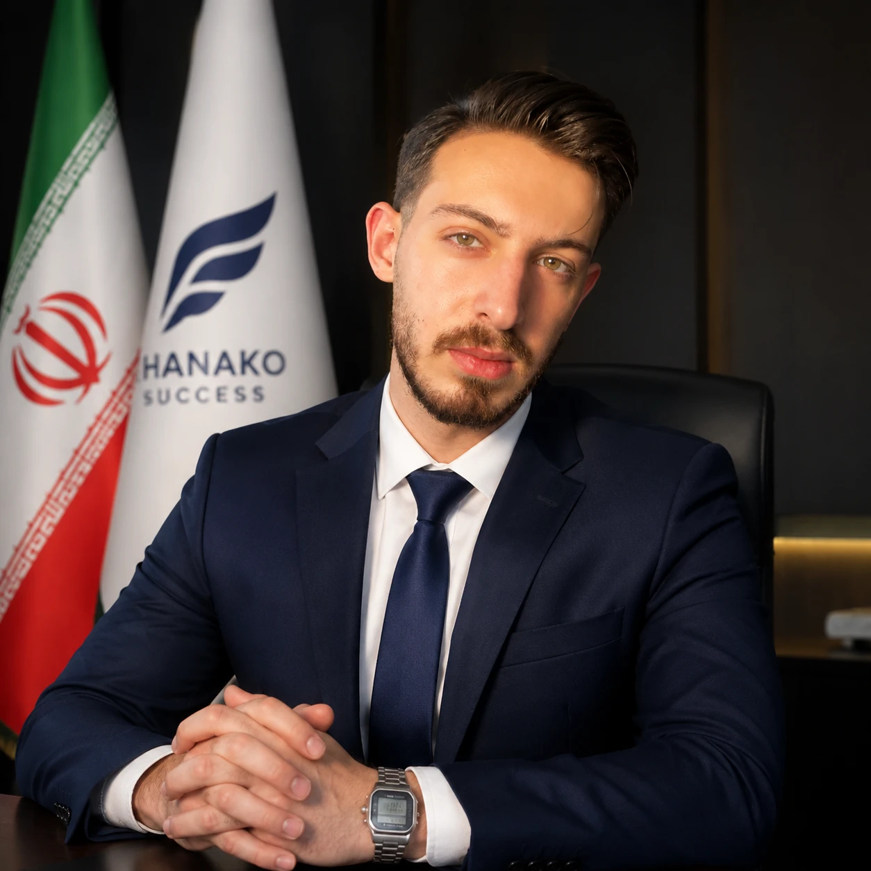 کوروش باقرنژاد مدیرعامل هلدینگ توسعه‌گران موفق حاناکو